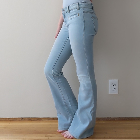 Club Monaco Low-Rise Flared Jeans - Picture 2 of 5
